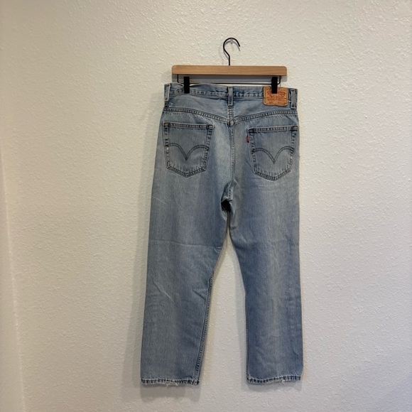 VTG Levi’s 505 blue distressed jeans - Picture 8 of 8